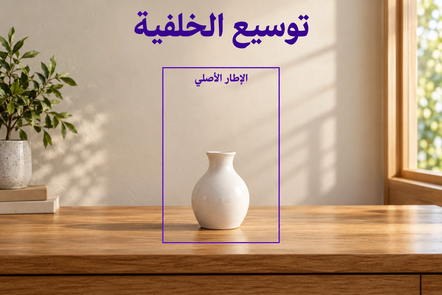 مثال تعليمي: قص الصور وتوسيعها