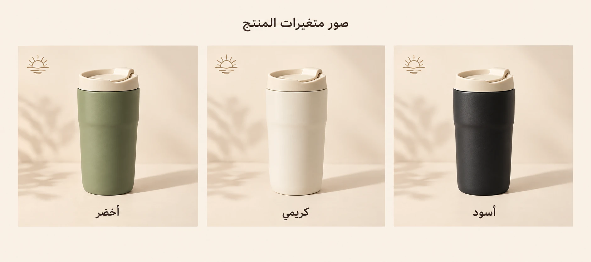 مثال تعليمي: صور متغيرات المنتج SKU